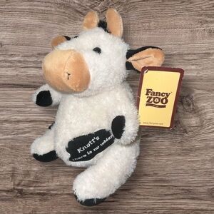 knotts berry farm rare Cow Stuffed Animal Plush “ Udderly Fun “ W Tag